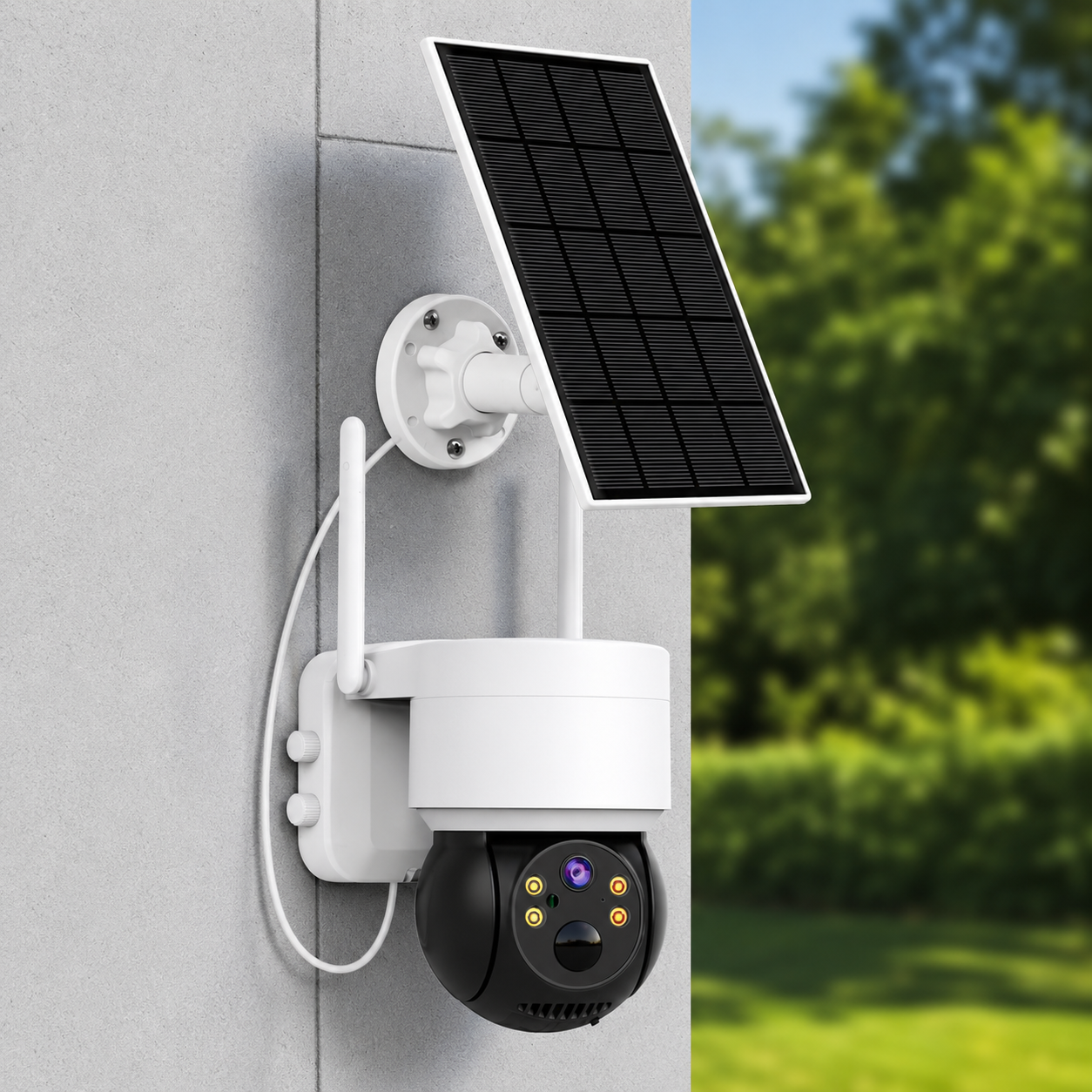 Camara Vigilancia Ip Solar Led Wifi