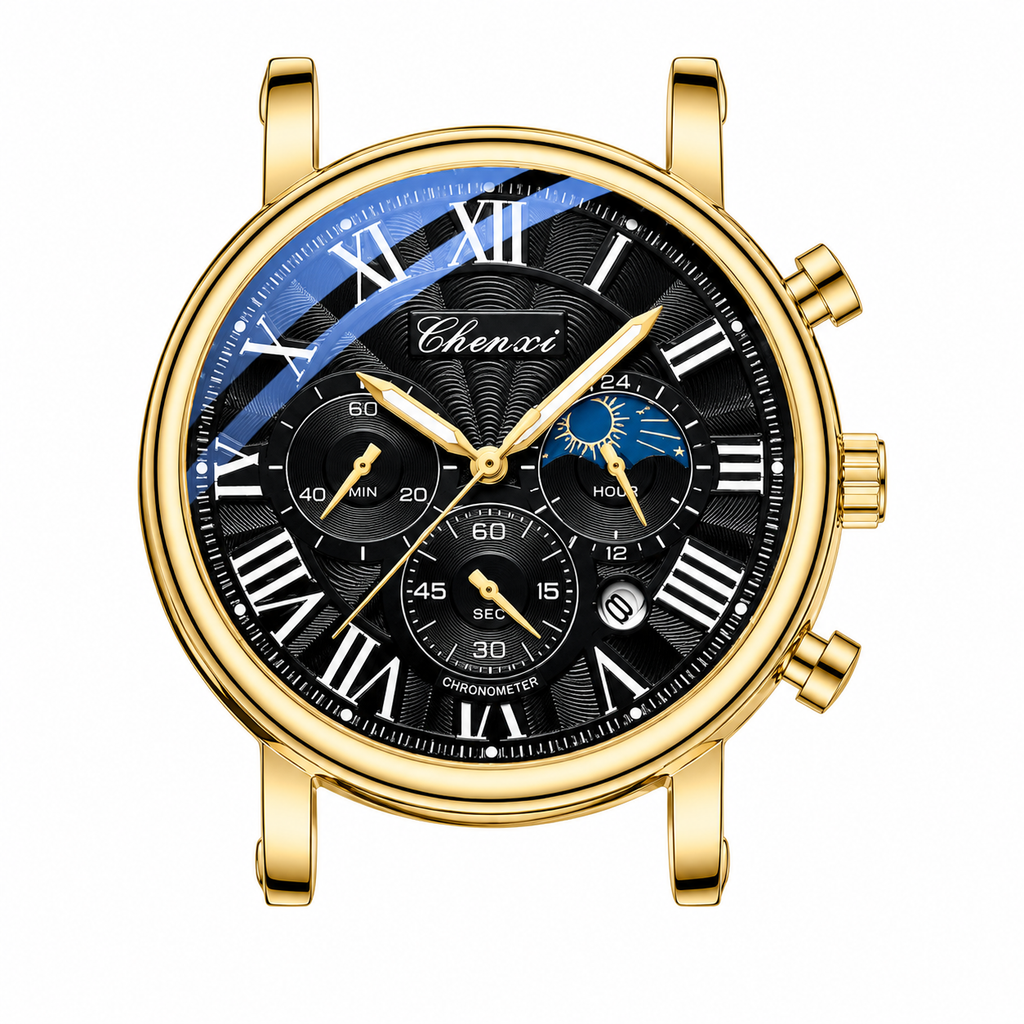 DISEÑO CLÁSICO YRELOJ ELEGANTE CHENX SOFISTICADO