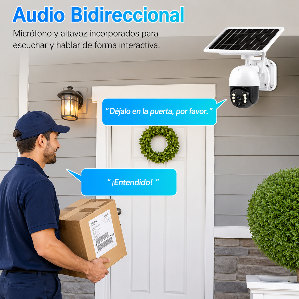 CAMARA DE SEGURIDAD SOLAR INALÁMBRICO
