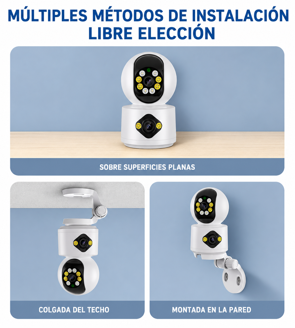 CAMARA INTERIOR DOBLE LENTE