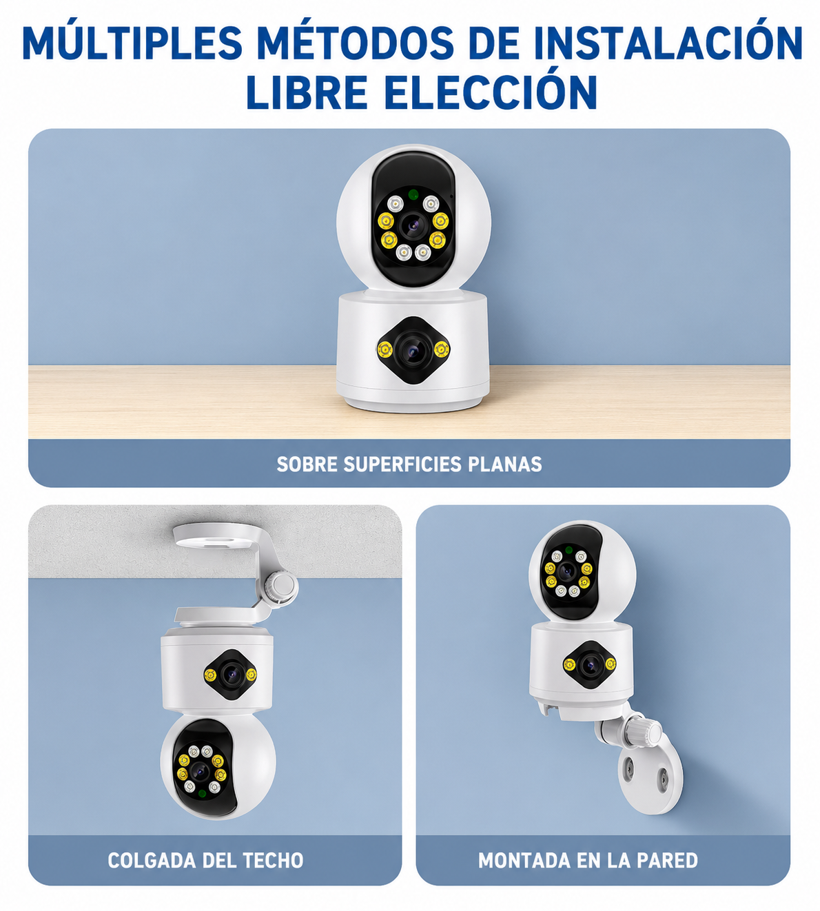 CAMARA INTERIOR DOBLE LENTE