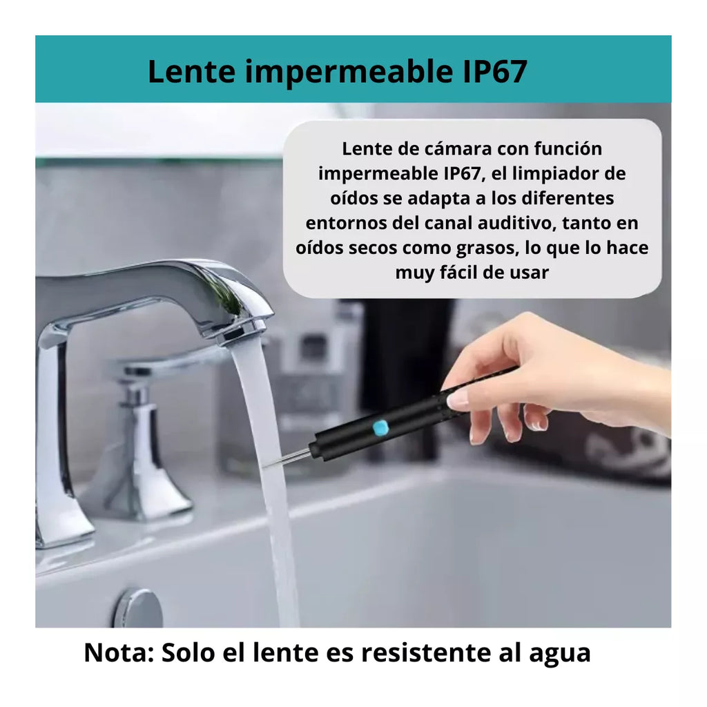 Kit Limpieza de Oídos con Cámara y conexión  a wifi