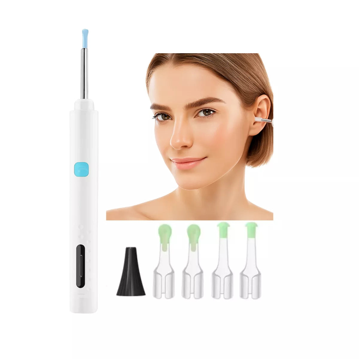 Kit Limpieza de Oídos con Cámara y conexión  a wifi