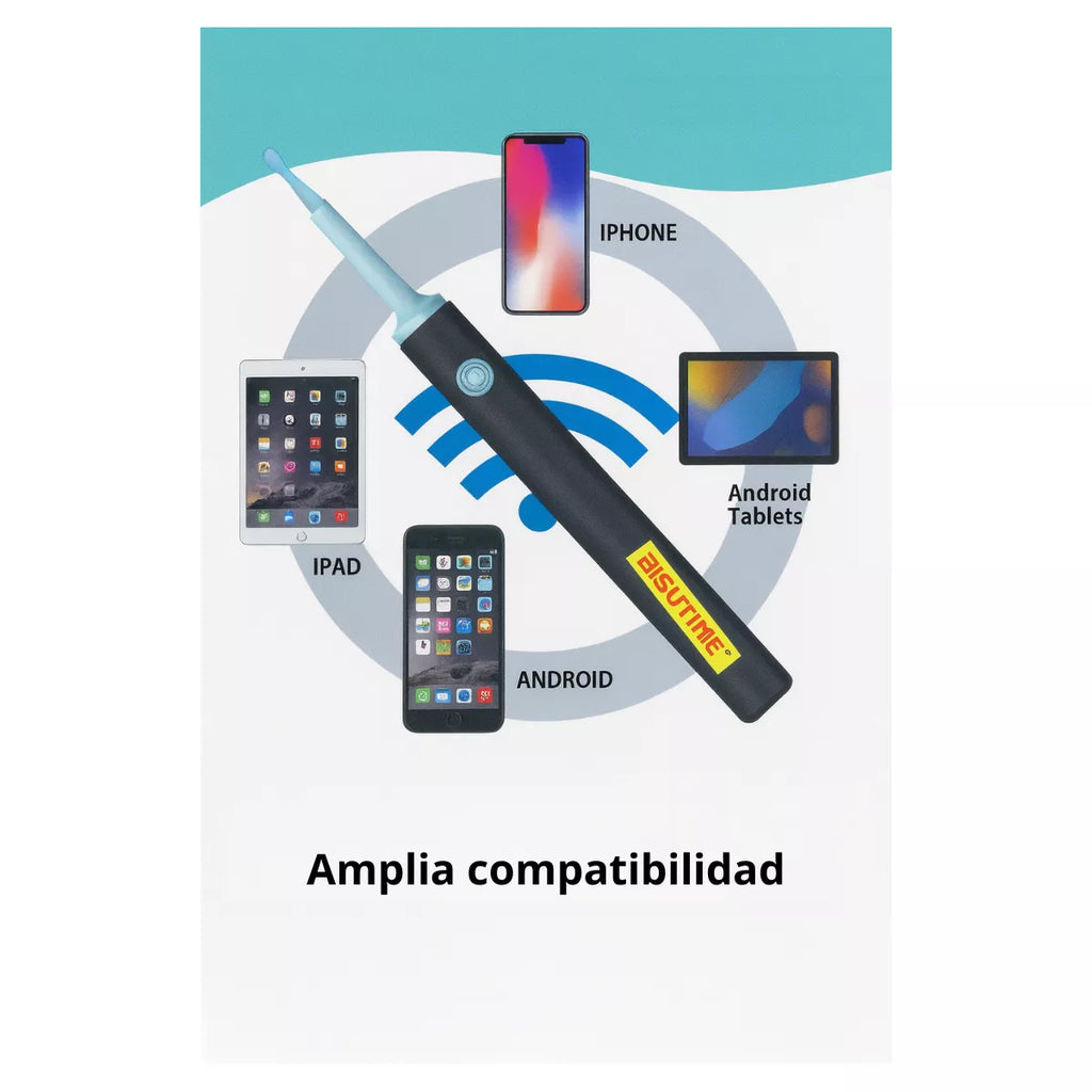 Kit Limpieza de Oídos con Cámara y conexión  a wifi