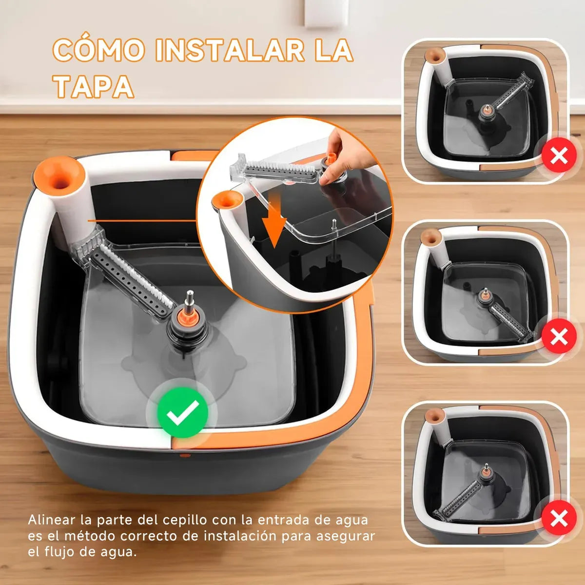 Trapeador Giratorio 360° Mopa Con Balde