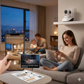 W - Cámara De Seguridad IP Wifi 360°