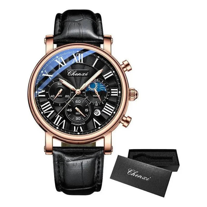 DISEÑO CLÁSICO YRELOJ ELEGANTE CHENX SOFISTICADO