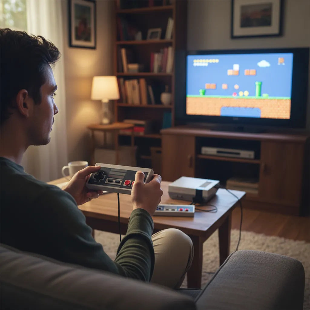 Consola Retro Ultra 620 Juegos AVTV Gris