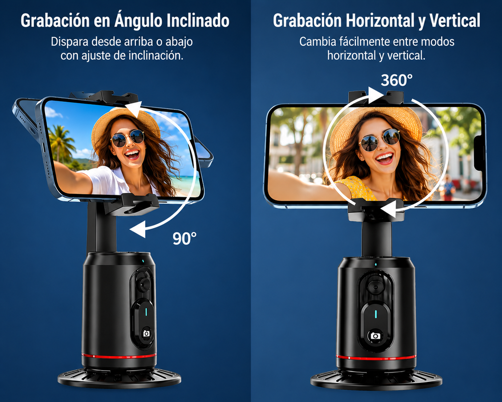 Tripode Inteligente 360° Con Seguimiento