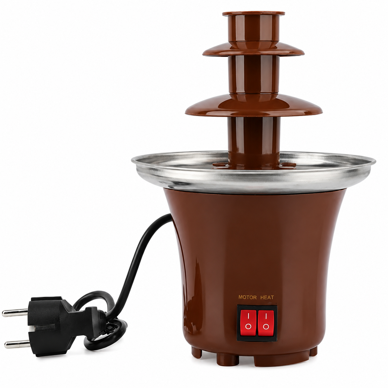 Máquina de Fondue chocolate Eléctrica 3 Capas