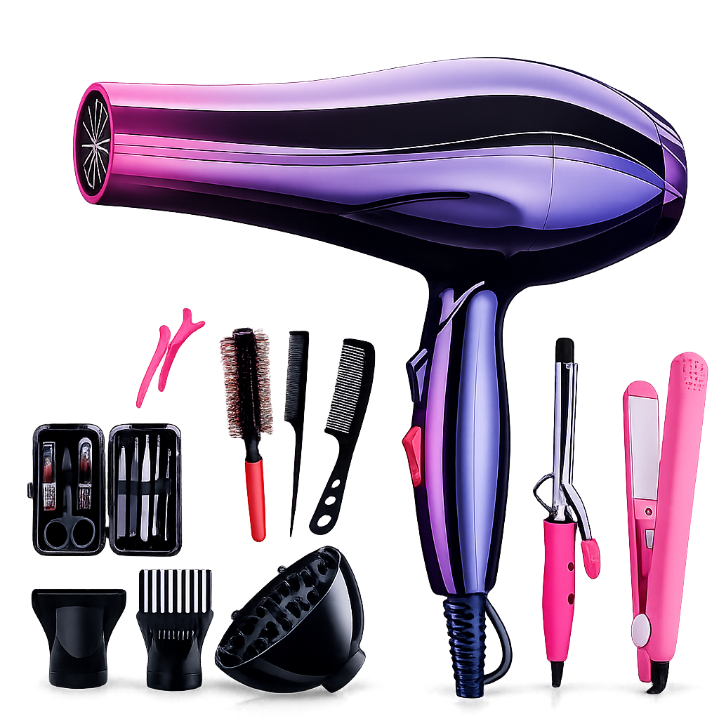 Kit Secado Alisado Cabello Y Manicura