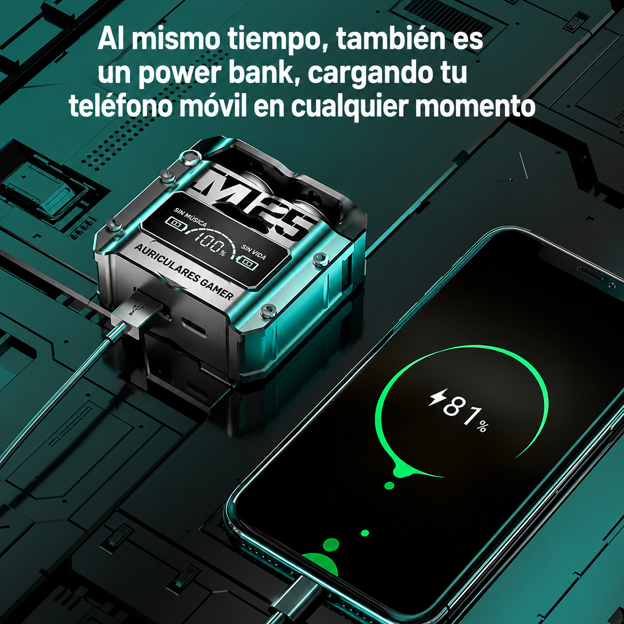 W - Auriculares TWS M25