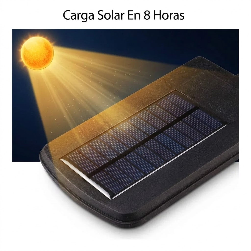 pack de 4 foco solar con sensor
