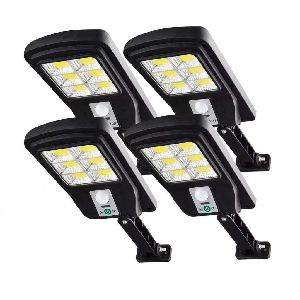 pack de 4 foco solar con sensor