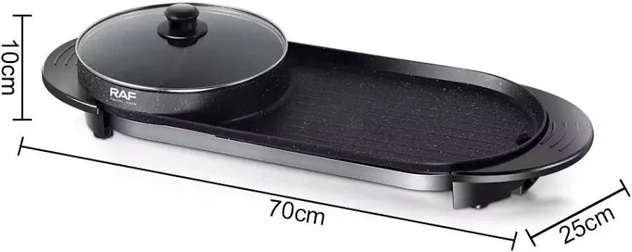 Plancha Eléctrica Zona BBQ + Hot Spot