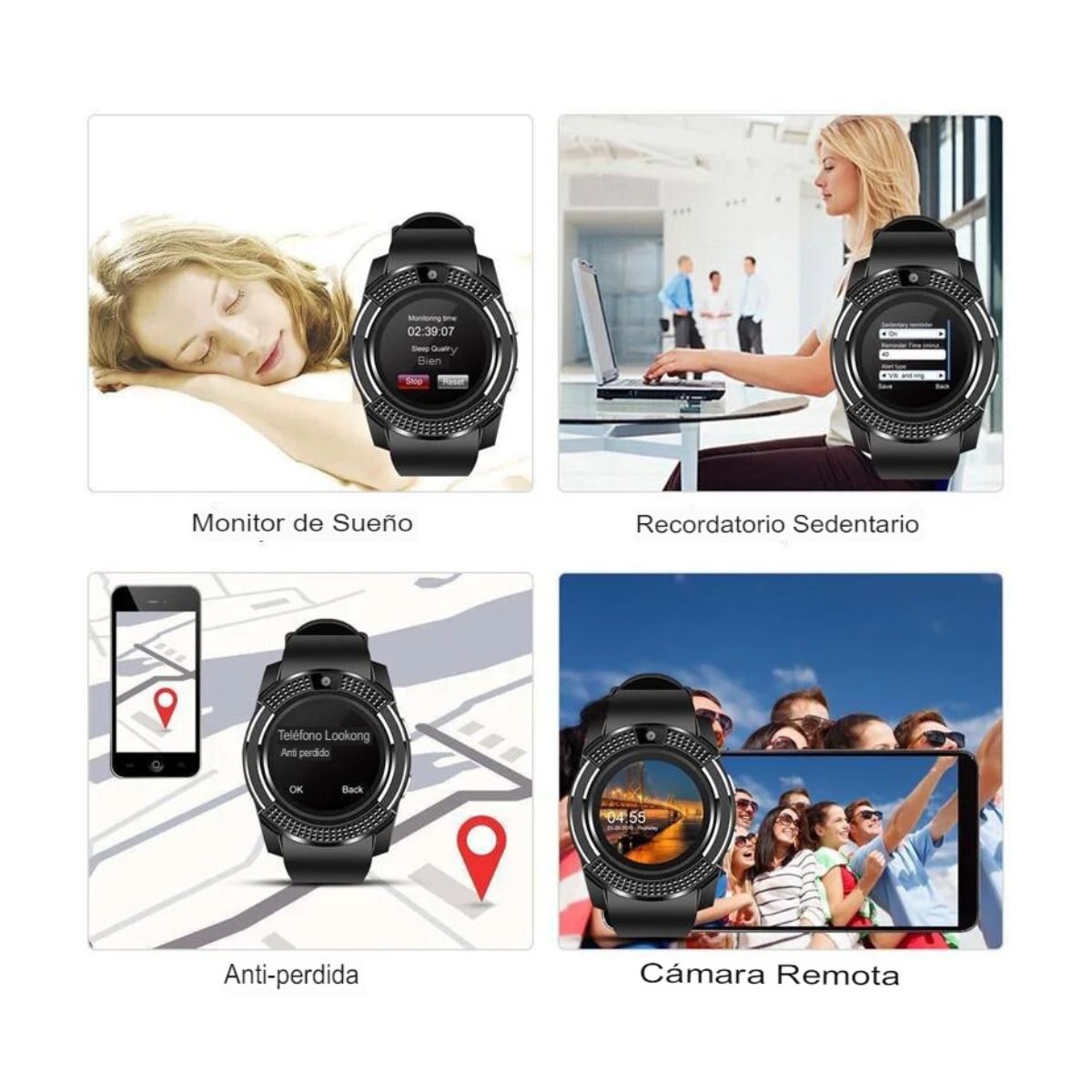 RELOJ INTELIGENTE CON CÁMARA INTEGRADA Z60