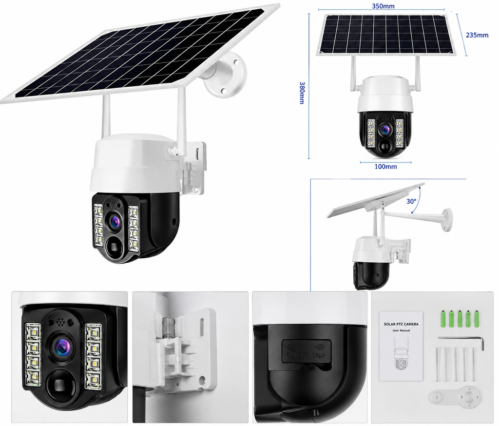 Camara Solar WiFi 2K Nocturna