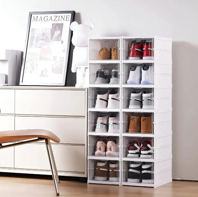 Organizador De Zapatos 6 Niveles Blanco