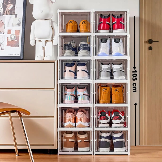 Organizador De Zapatos 6 Niveles Blanco