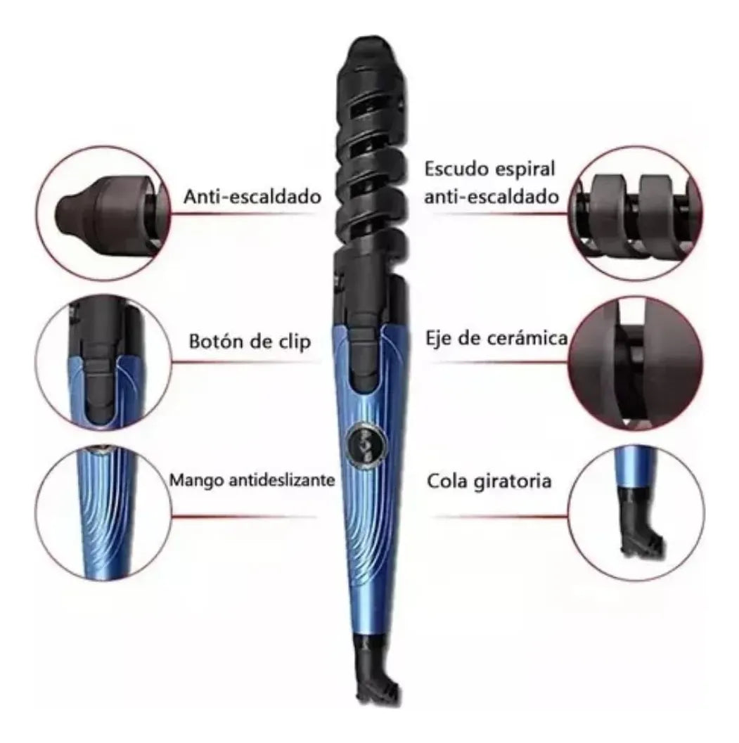 Kit de Belleza Plancha-Rizadora-Peine