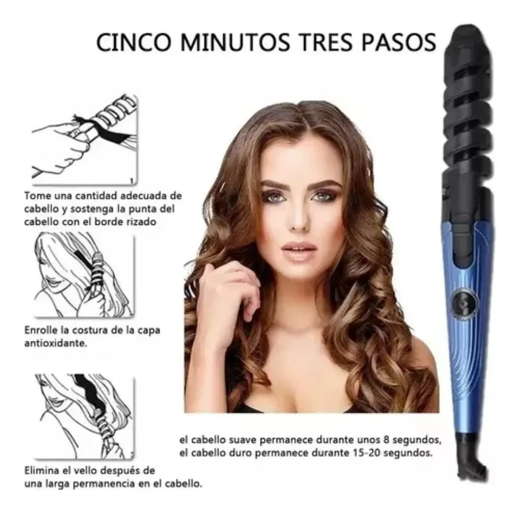 Kit de Belleza Plancha-Rizadora-Peine