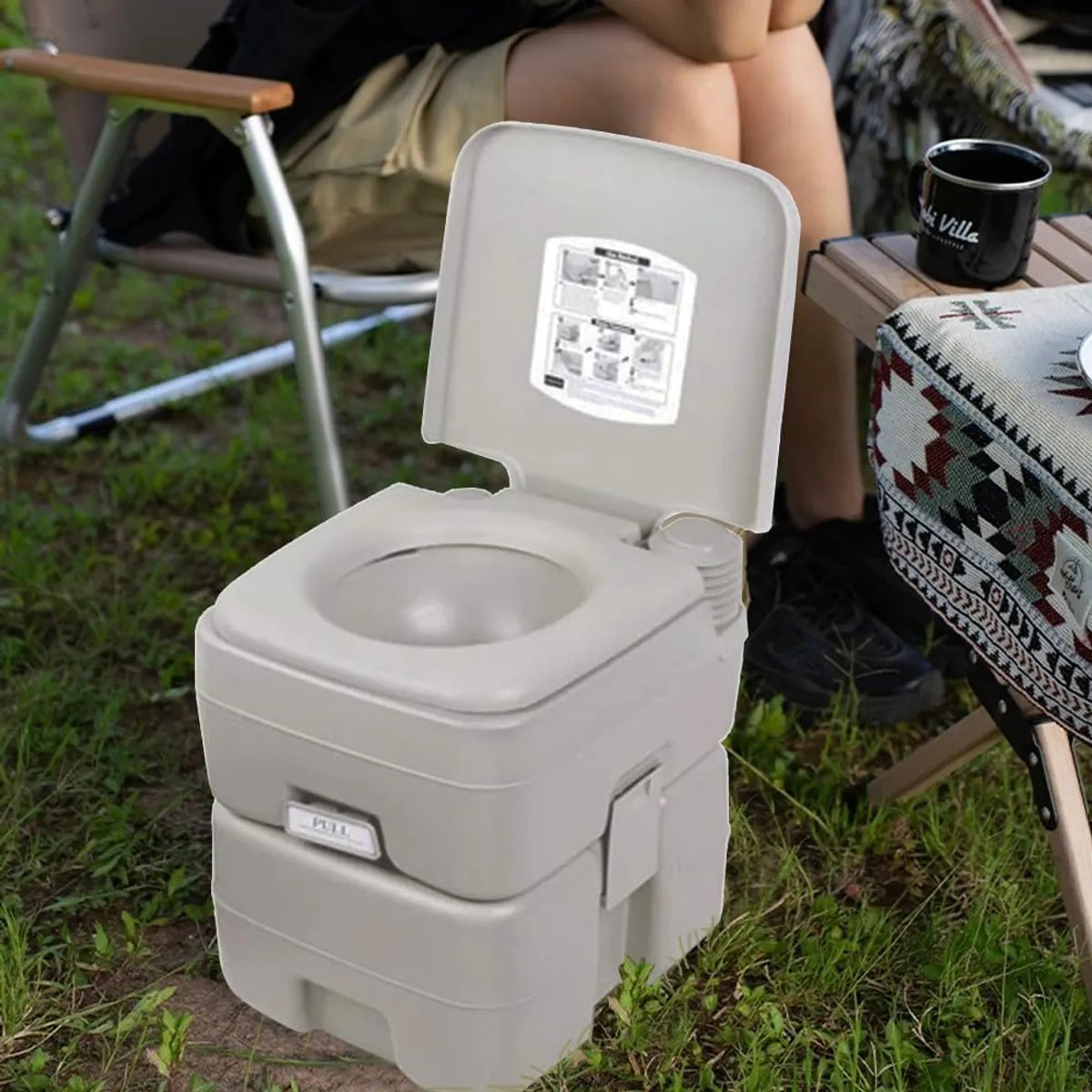 Baño Químico Portátil 20 Litros Camping
