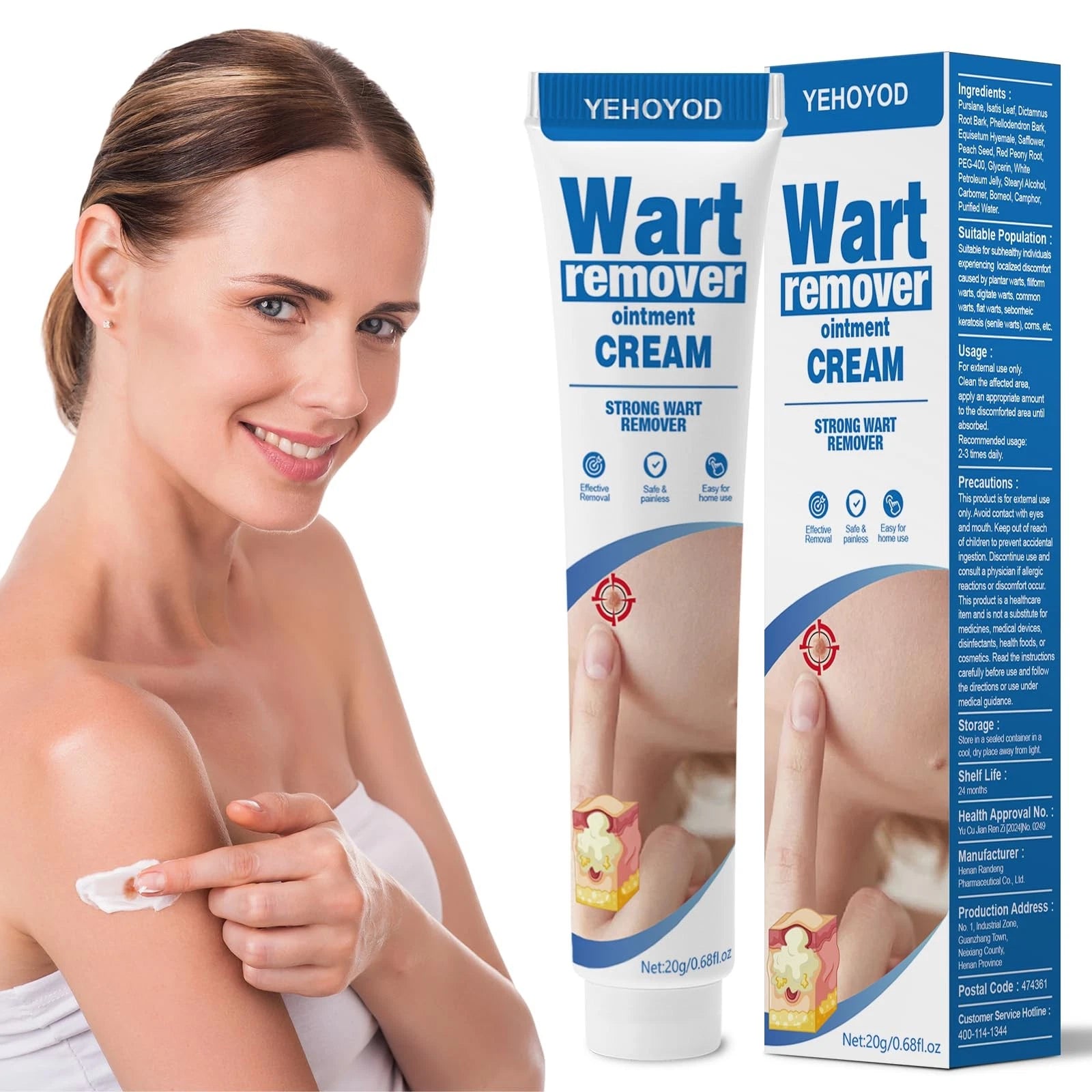 CREMA ELIMINADORA DE VERRUGAS