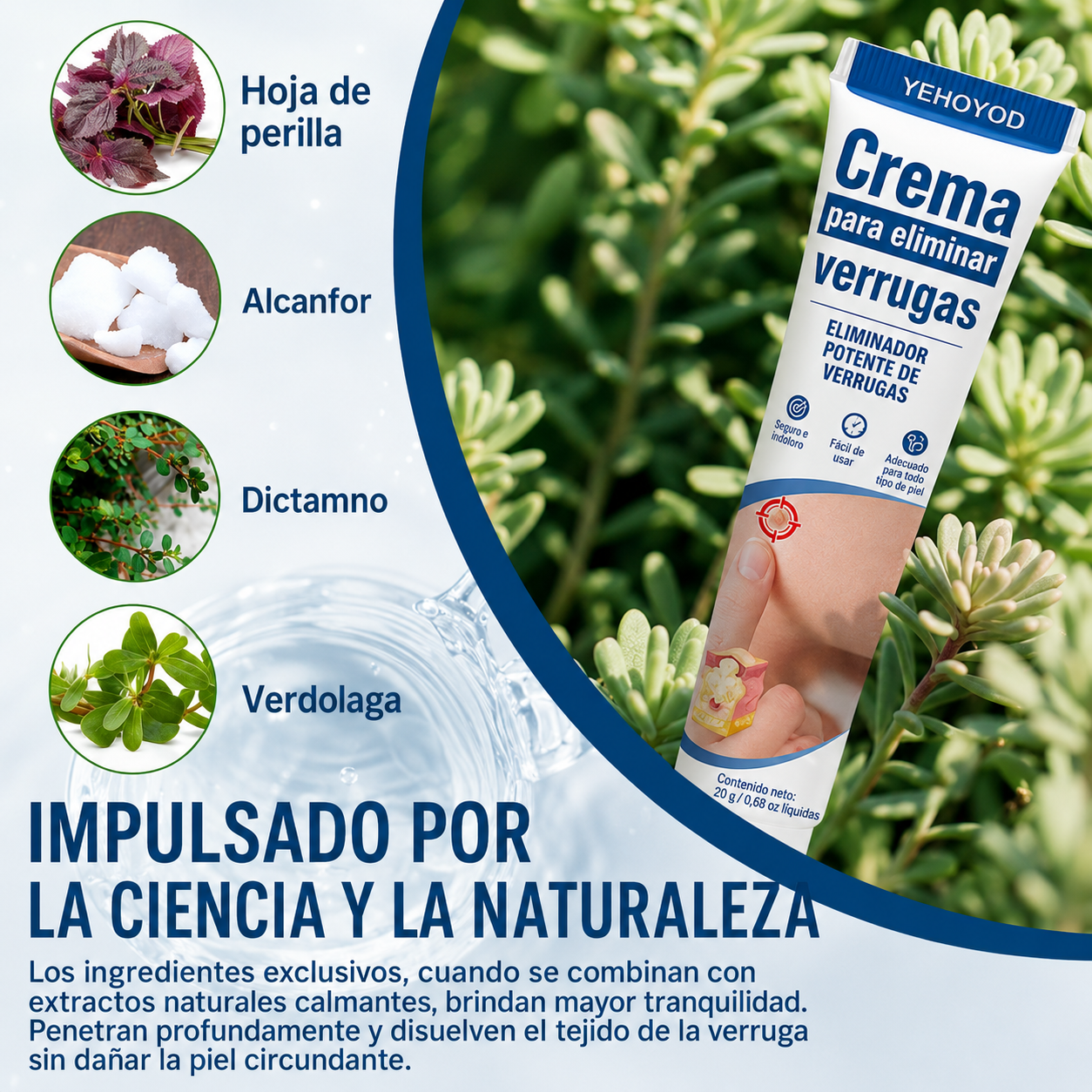 CREMA ELIMINADORA DE VERRUGAS