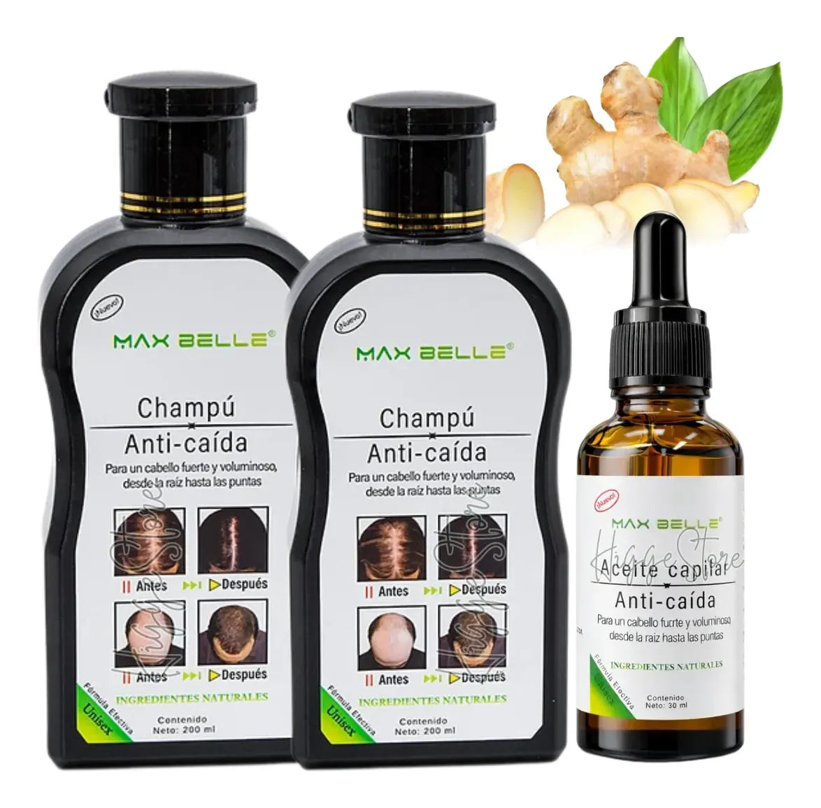 SHAMPOO ANTI CAIDA 200 ML MAX BELLEZA