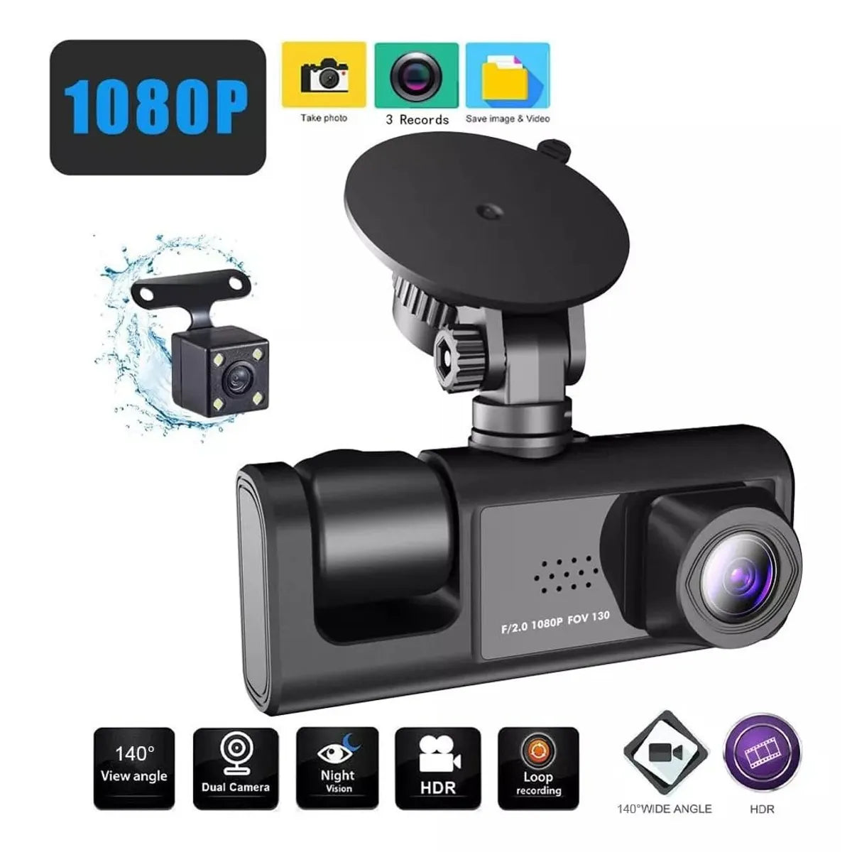 Cámara de Tablero HD 1080p
