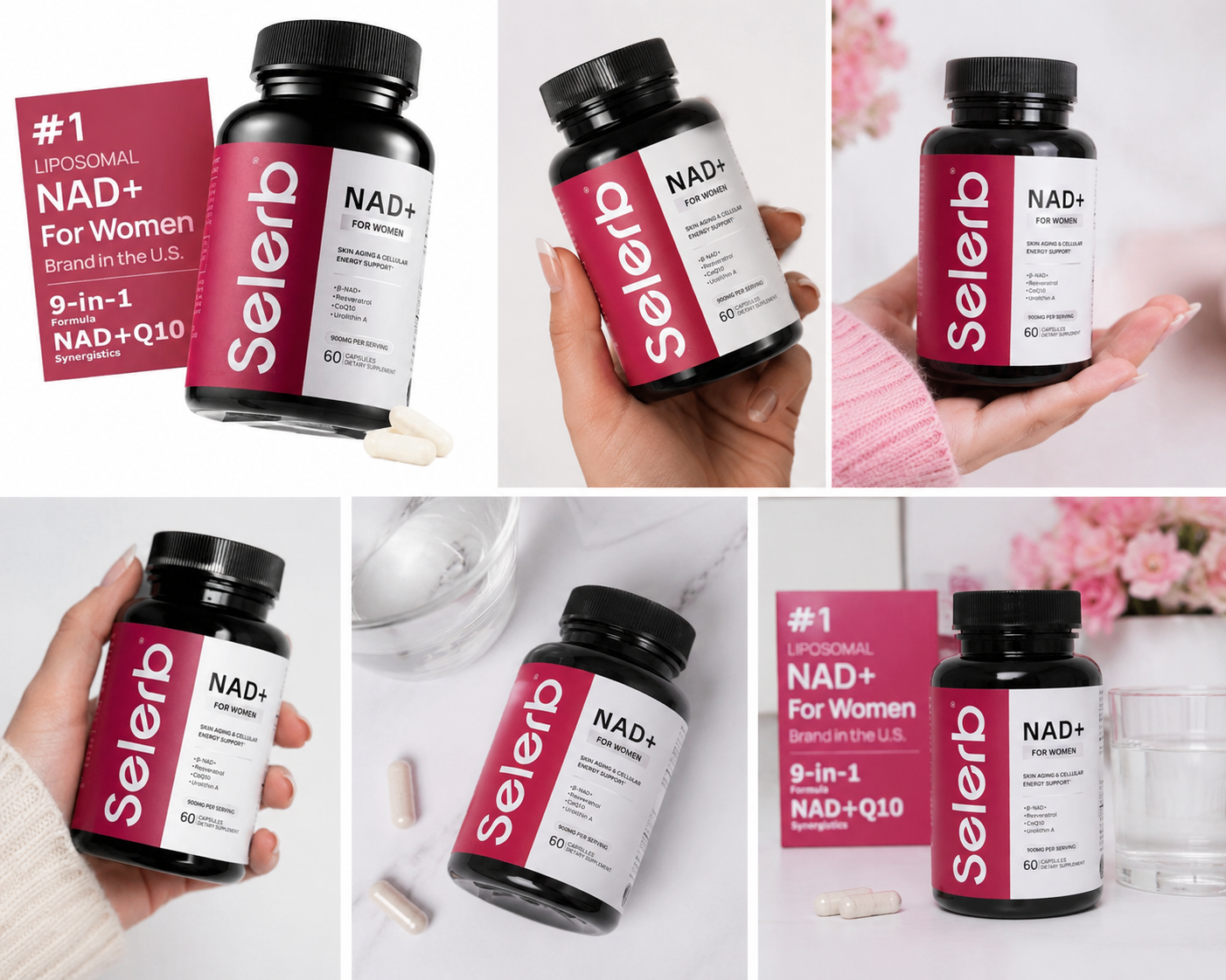 SELERB NAD+ FOR WOMAN 60 CAP