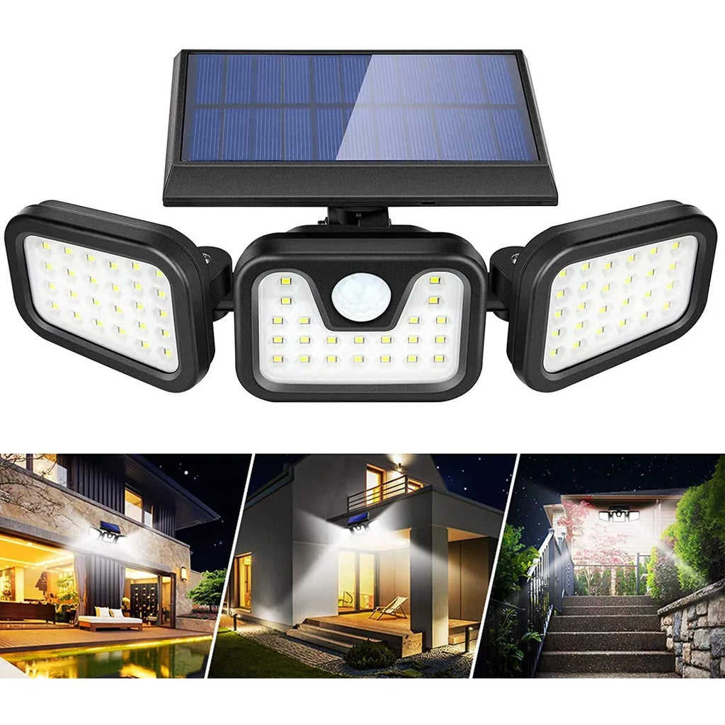 foco solar con sensor