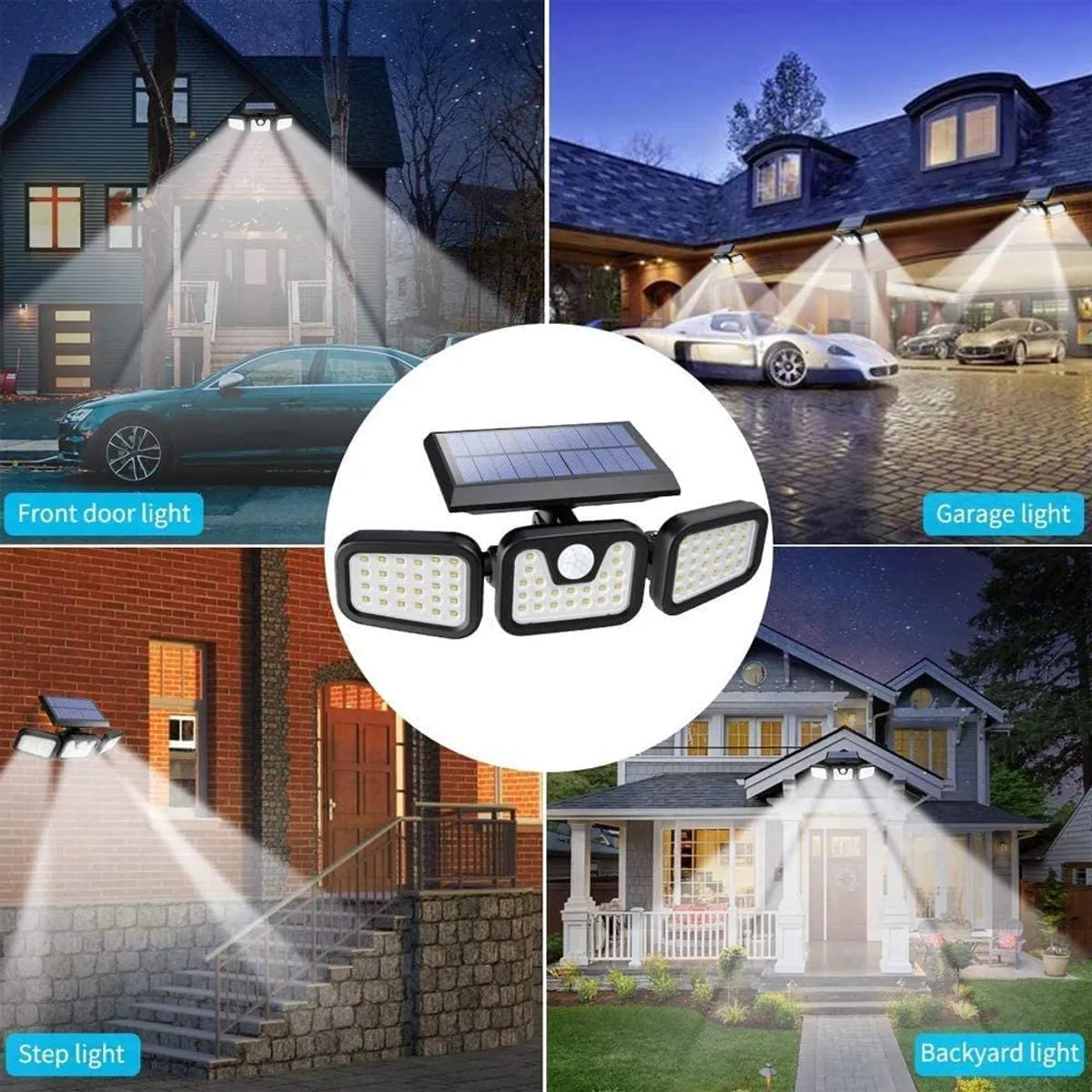 foco solar con sensor