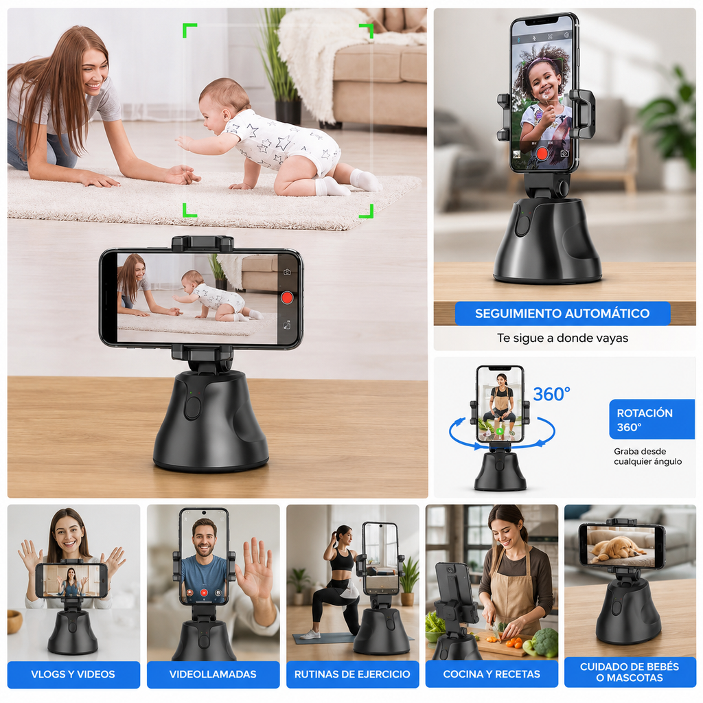 Soporte Celular Con Seguimiento Inteligente