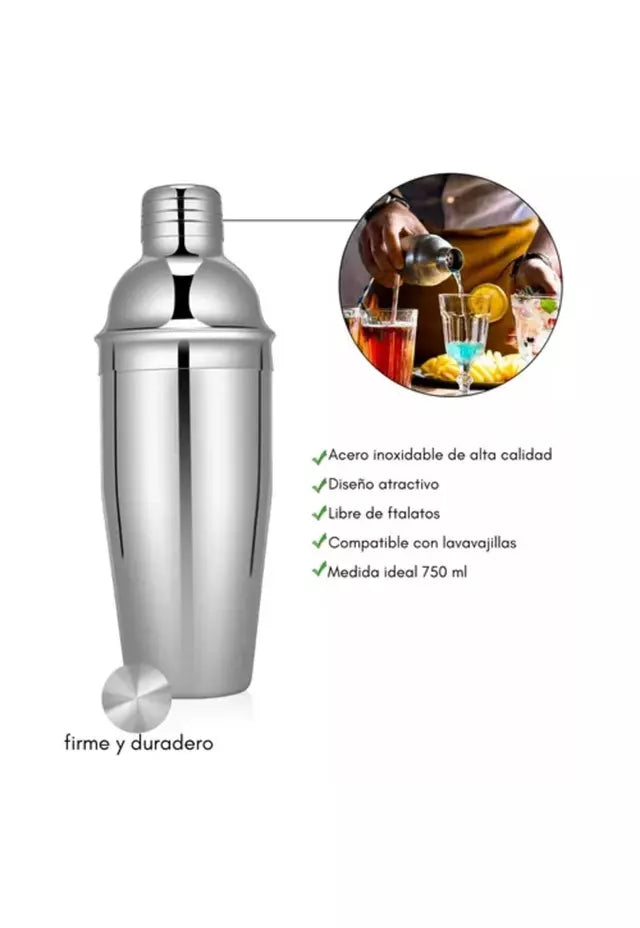 Juego De Coctelera Bar 23 Piezas