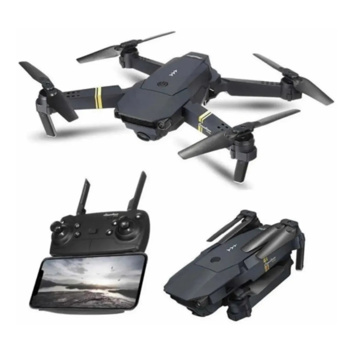 Dron Plegable Con Camara Wifi Hd Fpv