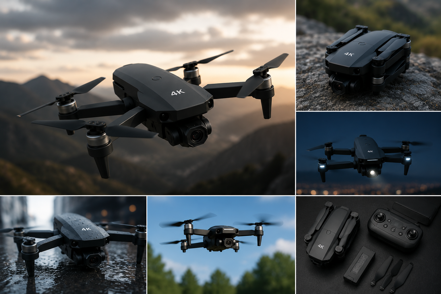 Drone 4K Con 3 Baterias