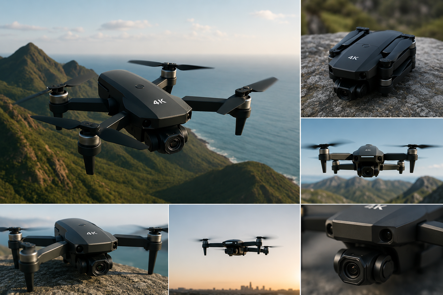 Drone 4K Con 3 Baterias