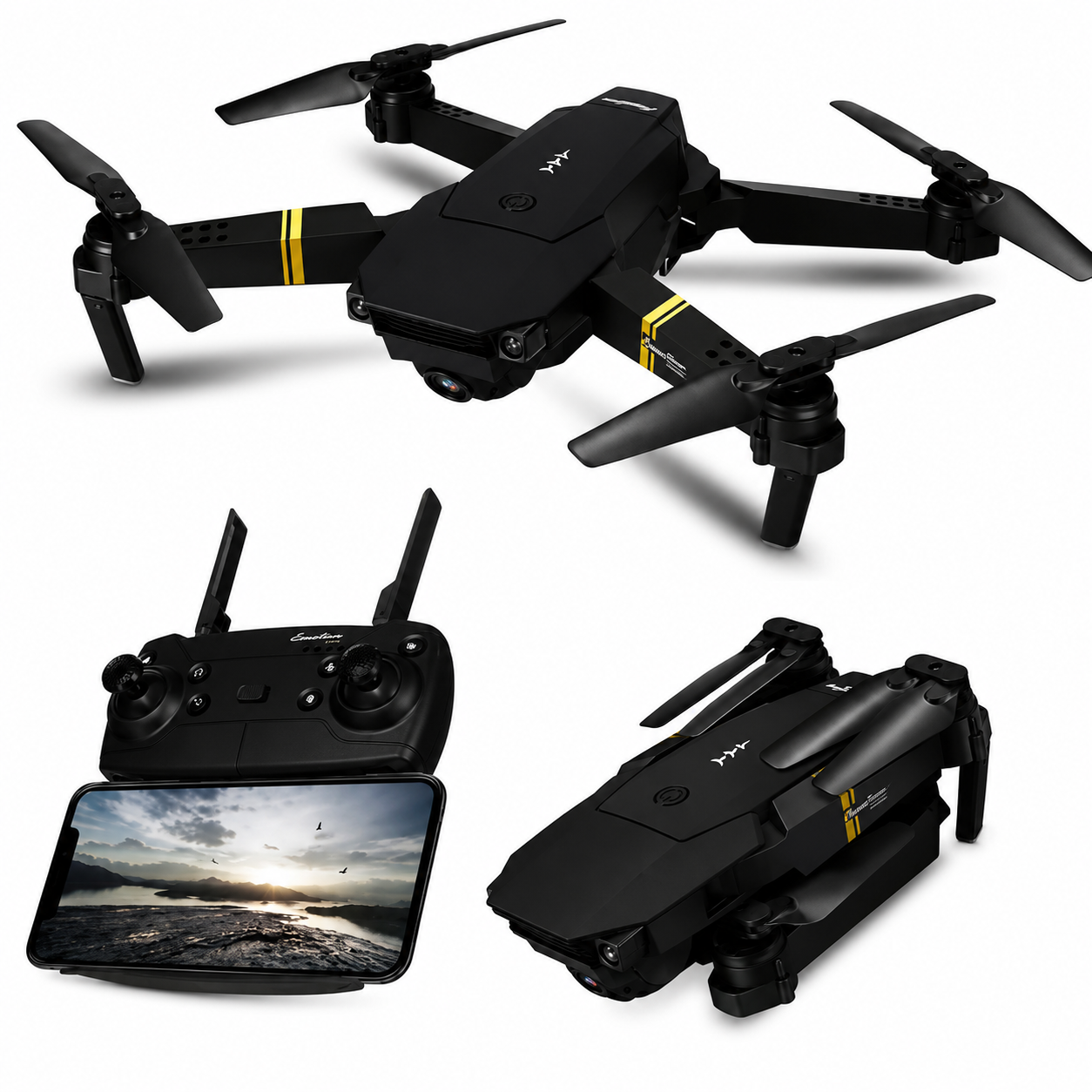 Dron Plegable Con Camara Wifi Hd Fpv