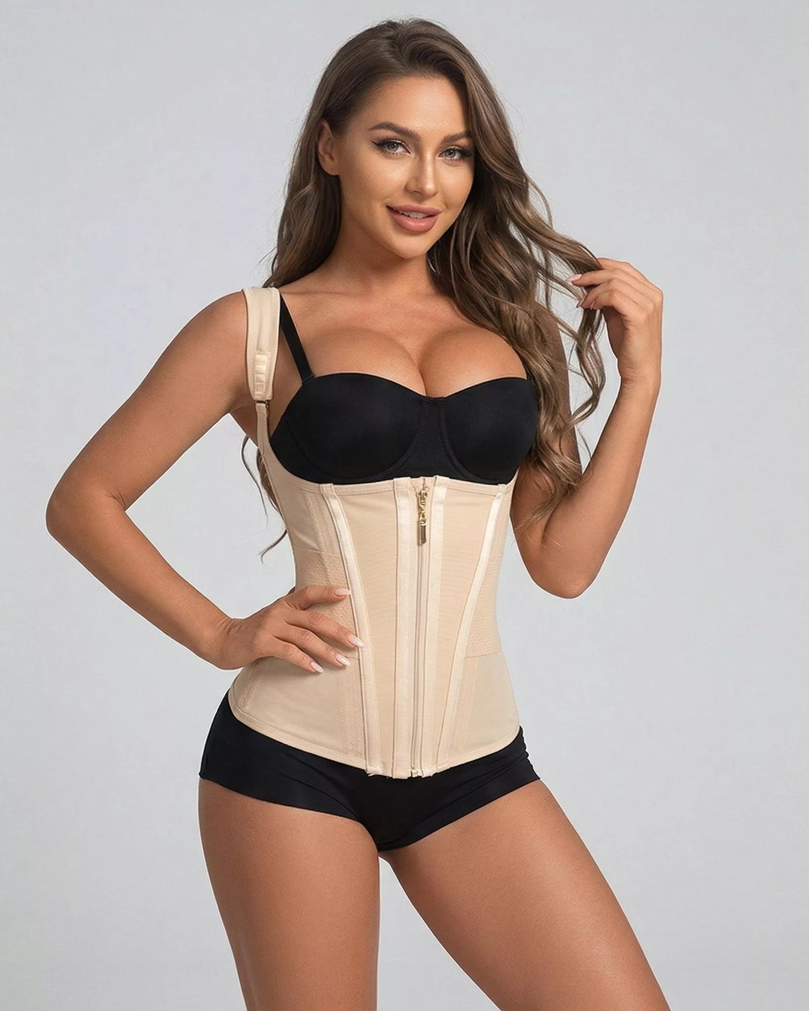 Chaleco Faja Modeladora color piel