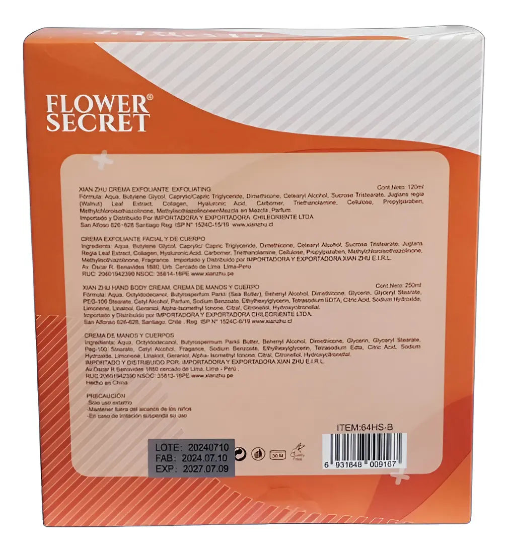 LOCION CORPORAL+ EXFOLIANTE NARANJA