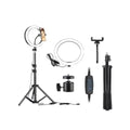ARO DE LUZ LED 26 CM CON TRÍPODE AJUSTABLE