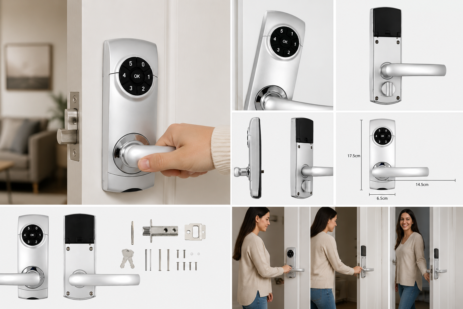 Cerradura Electrónica con Contraseña E50