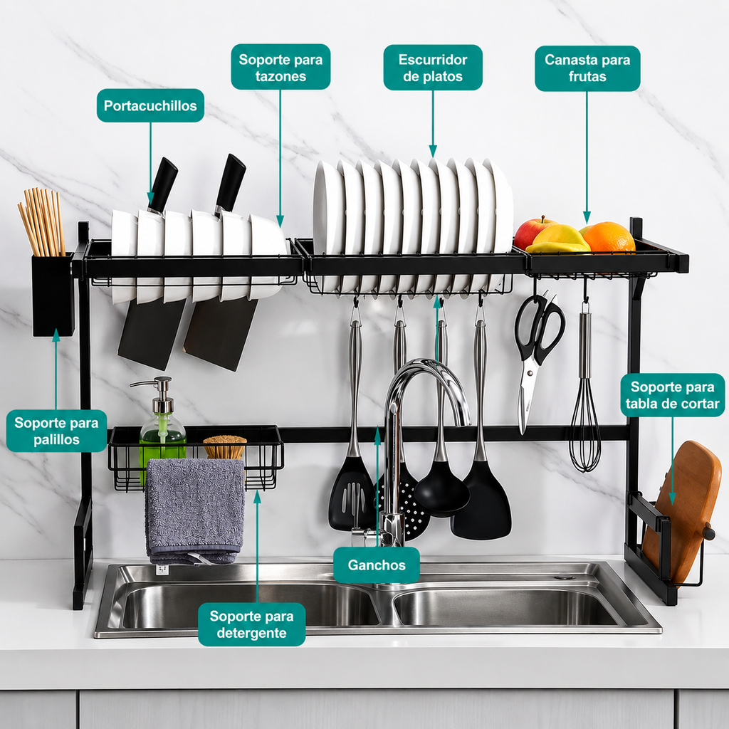 Escurridor Rack  De Loza  85 cm