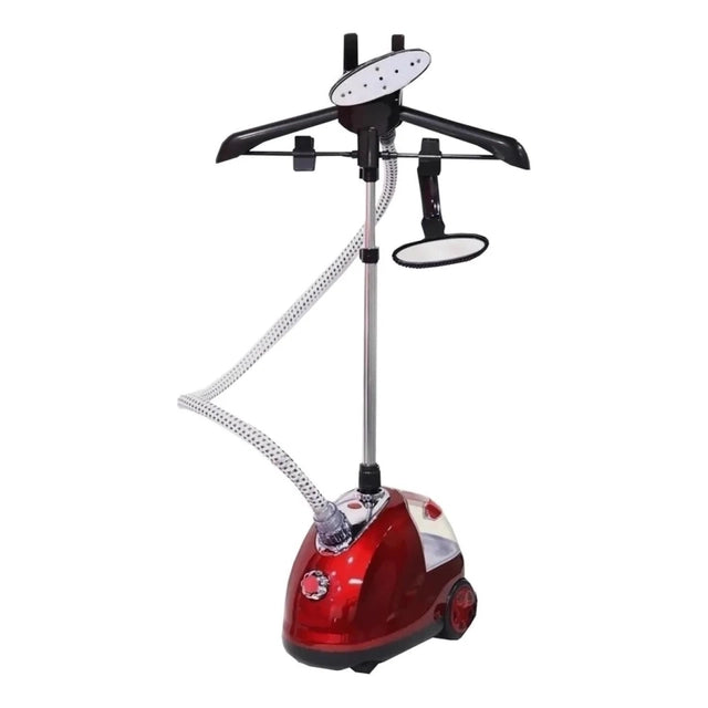 Plancha Vertical Vapor Vaporizador Roja