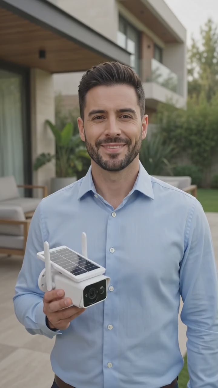 CAMARA IP SOLAR DE EXTERIOR WIFI
