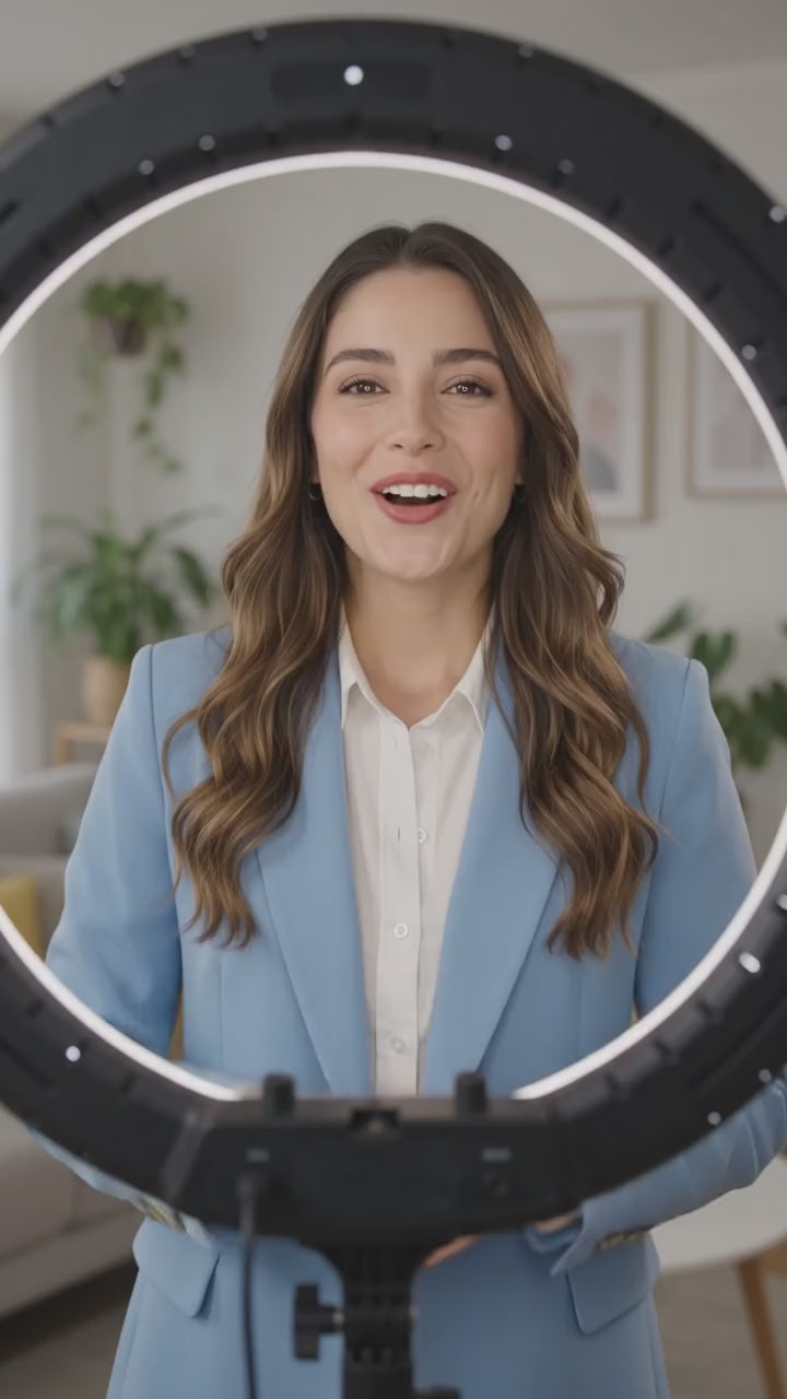 Aro De Luz Led Trípode Multi Posición