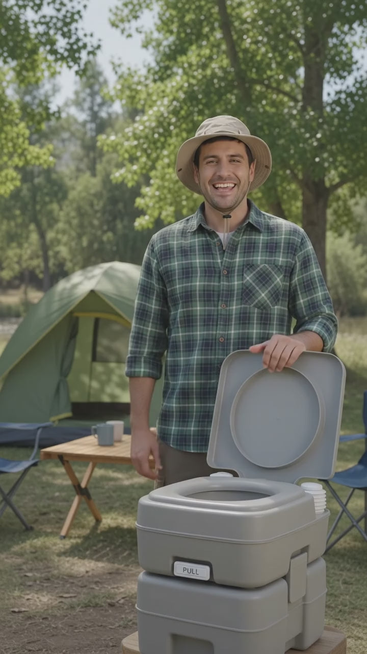 Baño Químico Portátil 20 Litros Camping