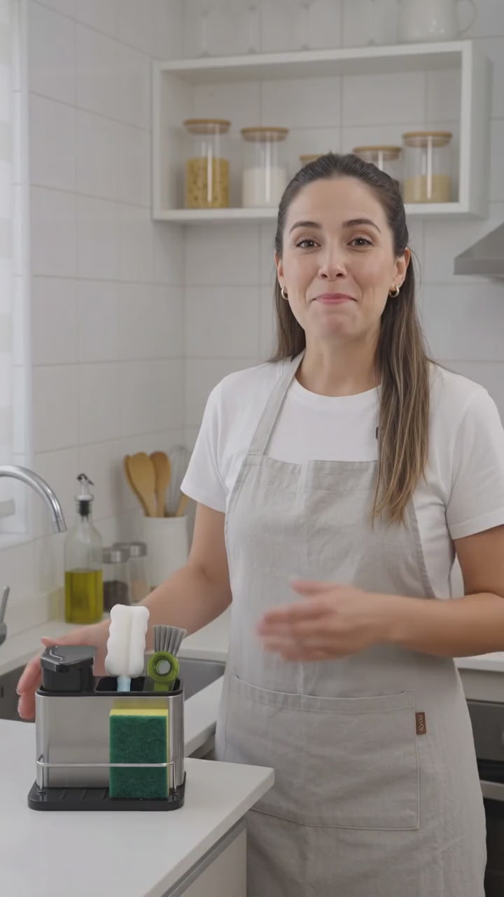 Dispensador Lavaloza Escurridor de Acero