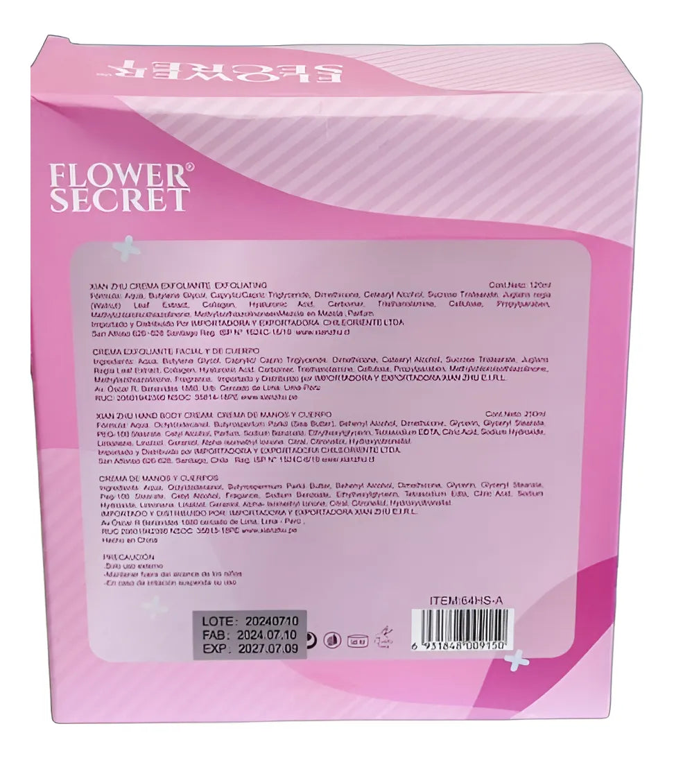PACK LOCION CORPORAL + EXFOLIANTE ROSA